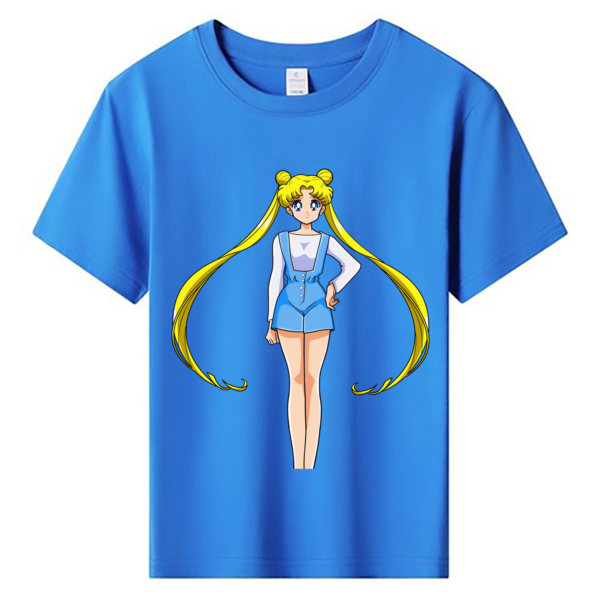 （画像用） 美少女戦士セーラームーン 愛野 美奈子 あいの みなこ Sailor Moon Aino Minako 綿100％キッズTシャツ（フロントプリント）